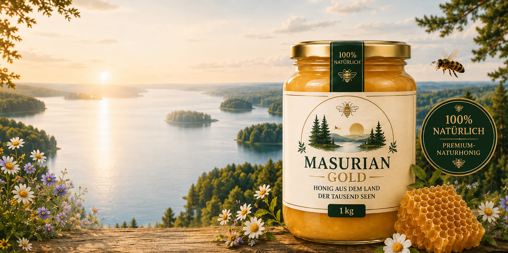 Masurian Gold Honigwaben